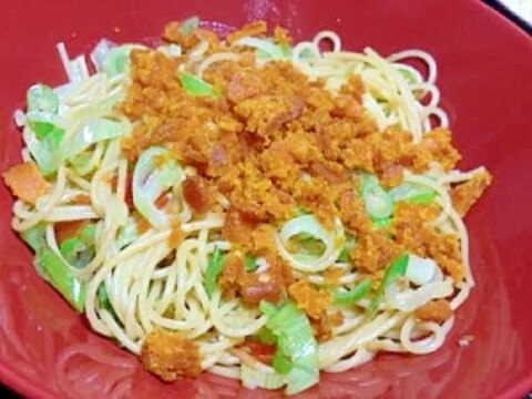 カラスミのガーリックパスタ